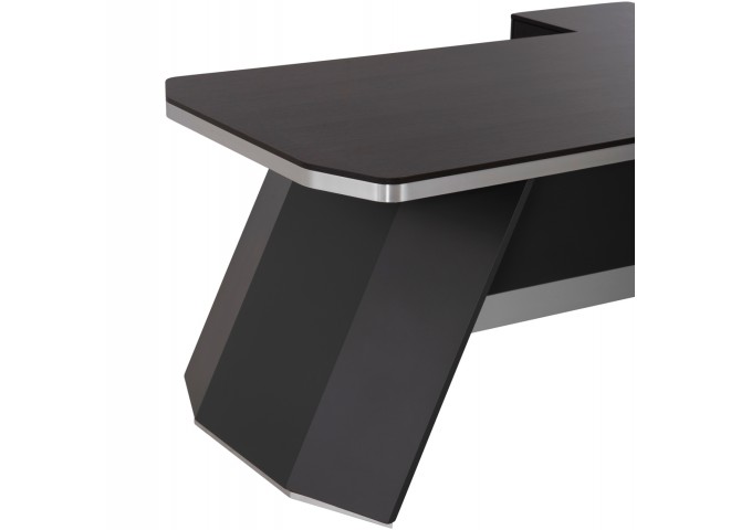 ΓΡΑΦΕΙΟ ΕΠΑΓΓΕΛΜΑΤΙΚΟ ΑΝΑΣΤΡΕΨΙΜΗ ΓΩΝΙΑ ROSEWOOD HM2083 220X180X76Υεκ.