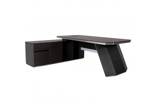 ΓΡΑΦΕΙΟ ΕΠΑΓΓΕΛΜΑΤΙΚΟ ΑΝΑΣΤΡΕΨΙΜΗ ΓΩΝΙΑ ROSEWOOD HM2083 220X180X76Υεκ.