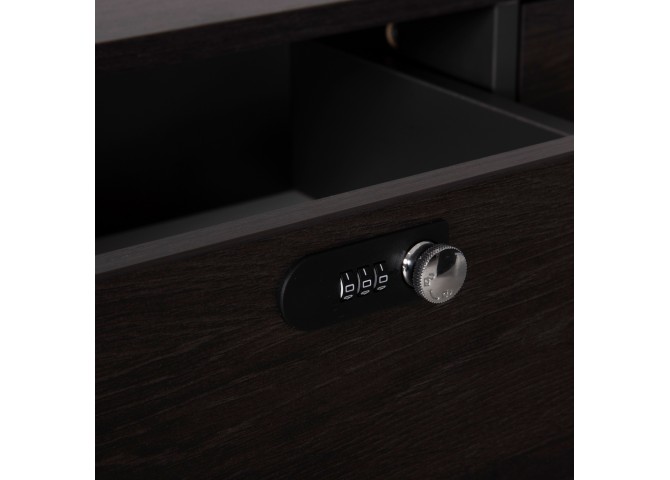 ΓΡΑΦΕΙΟ ΕΠΑΓΓΕΛΜΑΤΙΚΟ ΑΝΑΣΤΡΕΨΙΜΗ ΓΩΝΙΑ ROSEWOOD HM2083 220X180X76Υεκ.