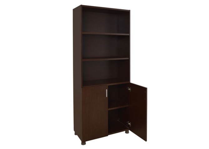 ΒΙΒΛΙΟΘΗΚΗ ΓΡΑΦΕΙΟΥ ΕΠΑΓΓΕΛΜΑΤΙΚΗ WENGE 80x40x190Υεκ.