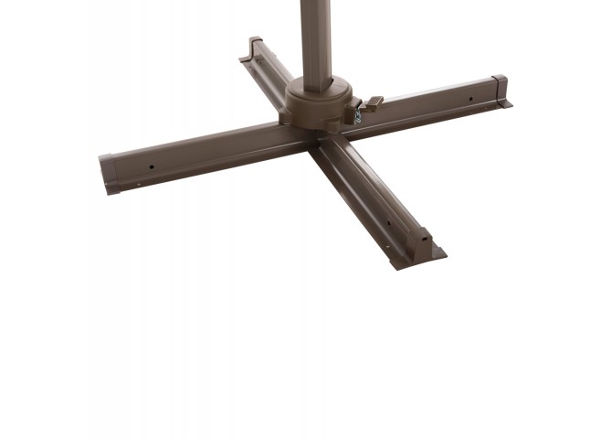 ΟΜΠΡΕΛΑ ALU ΚΡΕΜΑΣΤΗ 3X3 360 ΜΟΙΡΩΝ ME ΓΚΡΙ ΠΑΝΙ 53x77mm