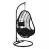 ΚΡΕΜΑΣΤΗ ΠΟΛΥΘΡΟΝΑ ΦΩΛΙΑ ΜΕ ΜΑΥΡΟ WICKER & ΜΑΞΙΛΑΡΙΑ Φ95Χ195Υ