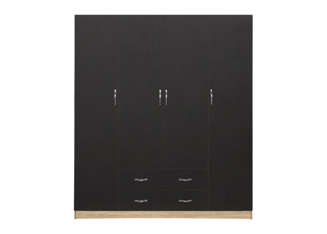 ΝΤΟΥΛΑΠΑ 4ΦΥΛΛΗ ΜΕ 2 ΣΥΡΤΑΡΙΑ SONAMA-ΓΚΡΙ 200Χ180Χ55.5cm
