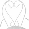 ΚΑΡΕΚΛΑ ΠΟΛΥΘΡΟΝΑ ΜΕΤΑΛΛΙΚΗ AMORE ΛΕΥΚΗ 51,5x50x90