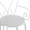 ΚΑΡΕΚΛΑ ΠΟΛΥΘΡΟΝΑ ΜΕΤΑΛΛΙΚΗ AMORE ΛΕΥΚΗ 51,5x50x90