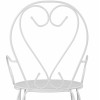 ΚΑΡΕΚΛΑ ΠΟΛΥΘΡΟΝΑ ΜΕΤΑΛΛΙΚΗ AMORE ΛΕΥΚΗ 51,5x50x90