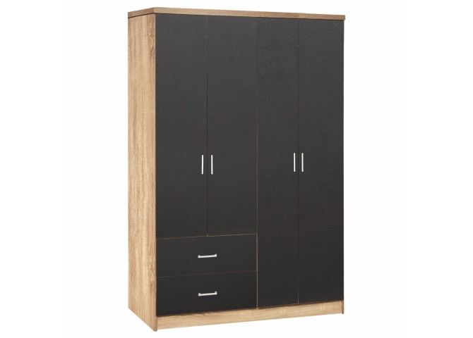 ΝΤΟΥΛΑΠΑ 4ΦΥΛΛΗ ME 2 ΣΥΡΤΑΡΙΑ SONAMA-ΓΚΡΙ 120Χ42Χ181cm