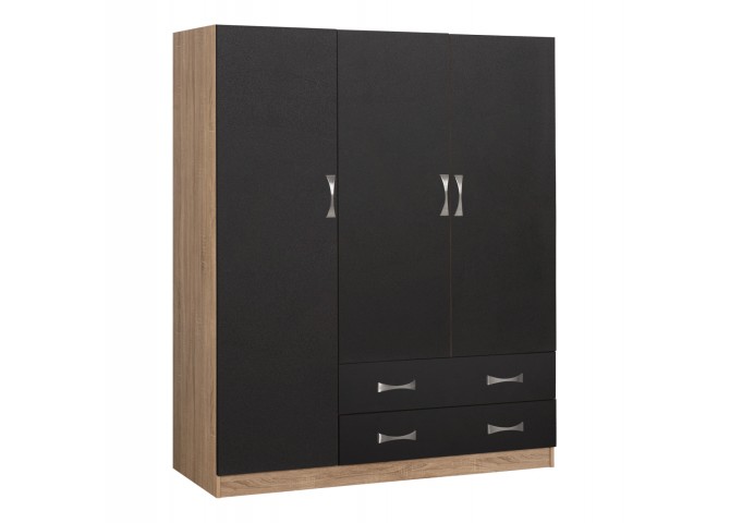 ΝΤΟΥΛΑΠΑ 3ΦΥΛΛΗ ΜΕ ΔΥΟ ΣΥΡΤΑΡΙΑ SONAMA-ΓΚΡΙ 150X55Χ180Υcm