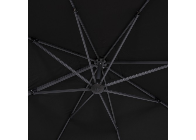 ΟΜΠΡΕΛΑ ALU ΚΡΕΜΑΣΤΗ 3X3 360 ΜΟΙΡΩΝ ME ΜΑΥΡΟ ΠΑΝΙ 53x77mm