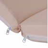 ΜΑΞΙΛΑΡΙ ΞΑΠΛΩΣΤΡΑΣ POLYESTER ΜΠΕΖ 196(117+1+78)x58x5 εκ.