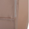 ΜΑΞΙΛΑΡΙ ΞΑΠΛΩΣΤΡΑΣ POLYESTER ΜΠΕΖ 196(117+1+78)x58x5 εκ.