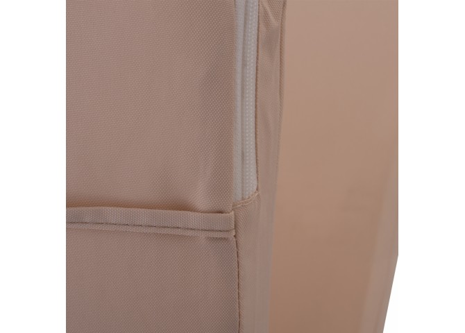 ΜΑΞΙΛΑΡΙ ΞΑΠΛΩΣΤΡΑΣ POLYESTER ΜΠΕΖ 196(117+1+78)x58x5 εκ.