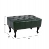 ΤΑΜΠΟΥΡΕ ΥΠΟΠΟΔΙΟ ΣΑΠΙΟ ΜΗΛΟ ΒΕΛΟΥΔΟ T.CHESTERFIELD EMMA 80x46x42Y εκ.HM226.05