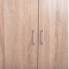 ΠΑΠΟΥΤΣΟΘΗΚΗ ΞΥΛΙΝΗ ΜΕ 6 ΡΑΦΙΑ 60X43X180.5εκ. ZEBRANO