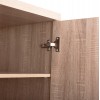 ΠΑΠΟΥΤΣΟΘΗΚΗ ΞΥΛΙΝΗ ΜΕ 6 ΡΑΦΙΑ 60X43X180.5εκ. ZEBRANO
