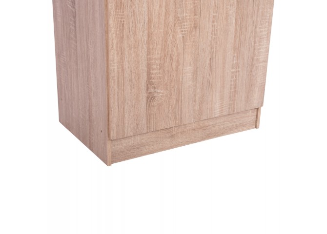 ΠΑΠΟΥΤΣΟΘΗΚΗ ΞΥΛΙΝΗ ΜΕ 6 ΡΑΦΙΑ 60X43X180.5εκ. ZEBRANO