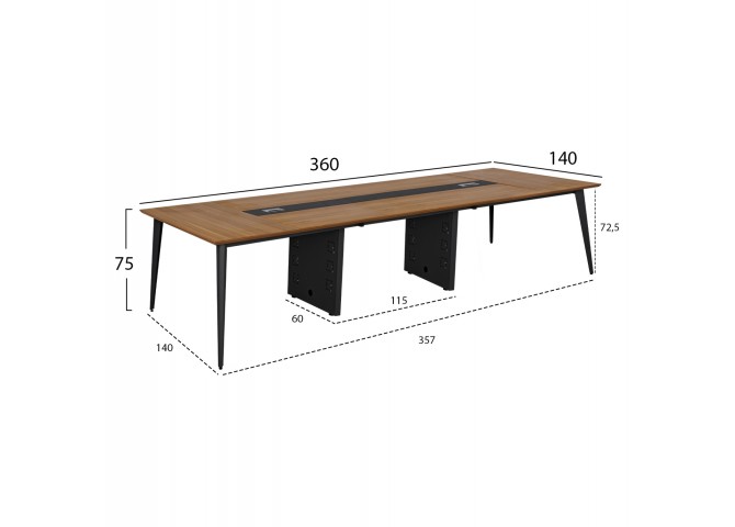 ΓΡΑΦΕΙΟ ΕΠΑΓΓΕΛΜΑΤΙΚΟ ΣΥΝΕΔΙΑΣΕΩΝ 360X140X75Υ εκ.