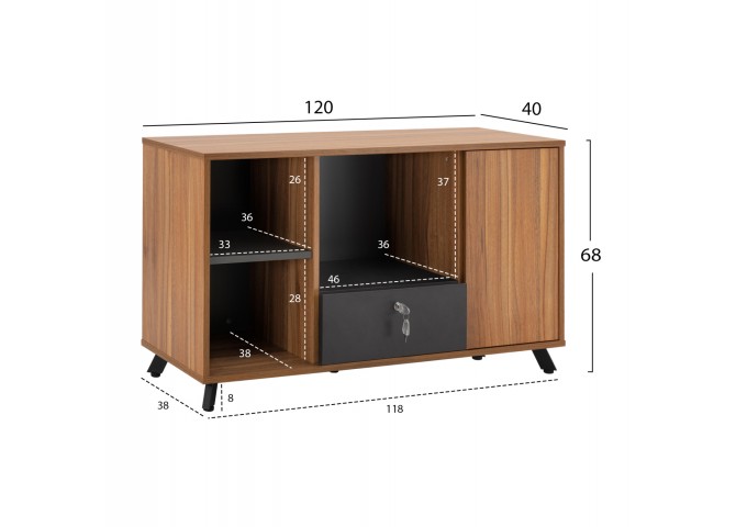 ΝΤΟΥΛΑΠΙ ΕΠΑΓΓΕΛΜΑΤΙΚΟ ΓΡΑΦΕΙΟΥ 120x40x68Yεκ.