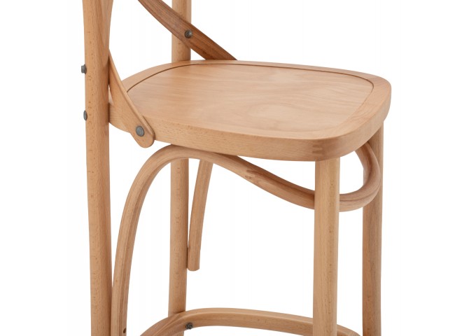 ΣΚΑΜΠΟ ΞΥΛΙΝΟ ΑΠΟ ΟΞΙΑ ΦΥΣΙΚΟ ΜΕ PLYWOOD ΚΑΘΙΣΜΑ 46x46x109Υεκ.