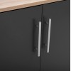 ΠΑΠΟΥΤΣΟΘΗΚΗ ΝΤΟΥΛΑΠΙ ΞΥΛΙΝΗ HM2206.04 SONAMA-ΓΚΡΙ 60X40,5X80 εκ.
