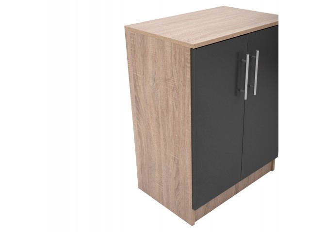 ΠΑΠΟΥΤΣΟΘΗΚΗ ΝΤΟΥΛΑΠΙ ΞΥΛΙΝΗ HM2206.04 SONAMA-ΓΚΡΙ 60X40,5X80 εκ.