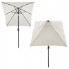 ΟΜΠΡΕΛΑ ΑΛΟΥΜΙΝΙΟΥ HM6029.10 ΟΡΘΟΓΩΝΙΑ ΑΝΑΚΛΙΝΟΜΕΝΗ ΜΠΕΖ ΓΚΡΙ 262x170x253 εκ.