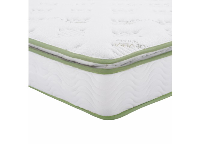 ΣΤΡΩΜΑ CONTINUOUS SPRING ΑΝΩΣΤΡΩΜΑ ALOE VERA 150X200 HM372.15 ΜΟΝΗΣ ΟΨΗΣ