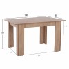 ΤΡΑΠΕΖΙ ΚΟΥΖΙΝΑΣ SONAMA OAK HM2429.01 140x80x77Υ εκ.