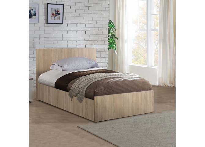 ΚΡΕΒΑΤΙ ΜΟΝΟ 90X200 SONAMA OAK HM2433.01 ΓΙΑ ΣΤΡΩΜΑ 90Χ200 εκ.