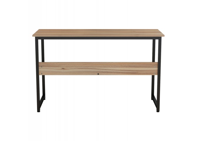 ΓΡΑΦΕΙΟ WALNUT ΜΕ ΜΑΥΡΟ ΜΑΤ ΣΚΕΛΕΤΟ HM2131.02 120X50X75εκ.