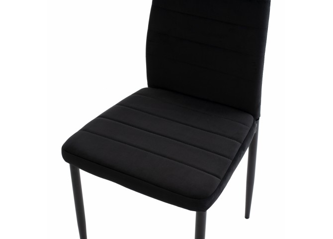 ΚΑΡΕΚΛΑ ΜΕΤΑΛΛΙΚΗ LADY HM0037.34 ΜΑΥΡΟ ΒΕΛΟΥΔΟ ME ΜΕΤΑΛΛΙΚΟ ΣΚΕΛΕΤΟ K/D