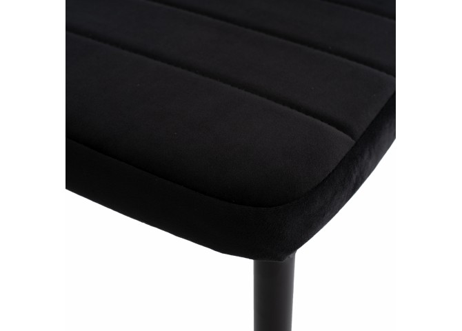 ΚΑΡΕΚΛΑ ΜΕΤΑΛΛΙΚΗ LADY HM0037.34 ΜΑΥΡΟ ΒΕΛΟΥΔΟ ME ΜΕΤΑΛΛΙΚΟ ΣΚΕΛΕΤΟ K/D