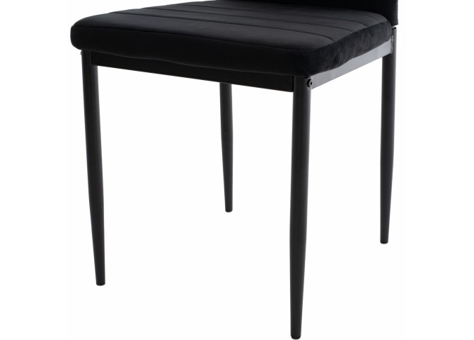 ΚΑΡΕΚΛΑ ΜΕΤΑΛΛΙΚΗ LADY HM0037.34 ΜΑΥΡΟ ΒΕΛΟΥΔΟ ME ΜΕΤΑΛΛΙΚΟ ΣΚΕΛΕΤΟ K/D