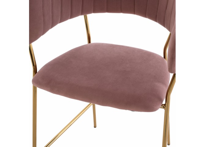 ΣΚΑΜΠΟ ΜΠΑΡ HM8734.02 ΒΕΛΟΥΔΟ ΣΑΠΙΟ ΜΗΛΟ THEODORE ΜΕ ΕΠΙΧΡΥΣΟ ΜΕΤΑΛΛΙΚΟ ΣΚΕΛΕΤΟ