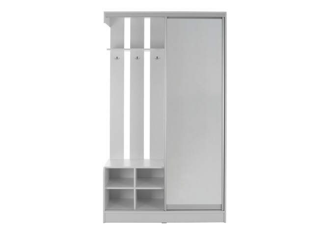 ΕΠΙΠΛΟ ΕΙΣΟΔΟΥ ΜΕ ΚΑΘΡΕΠΤΗ ΛΕΥΚΟ HM2424.03 118x45x210 εκ.