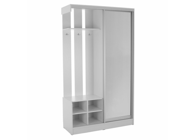 ΕΠΙΠΛΟ ΕΙΣΟΔΟΥ ΜΕ ΚΑΘΡΕΠΤΗ ΛΕΥΚΟ HM2424.03 118x45x210 εκ.
