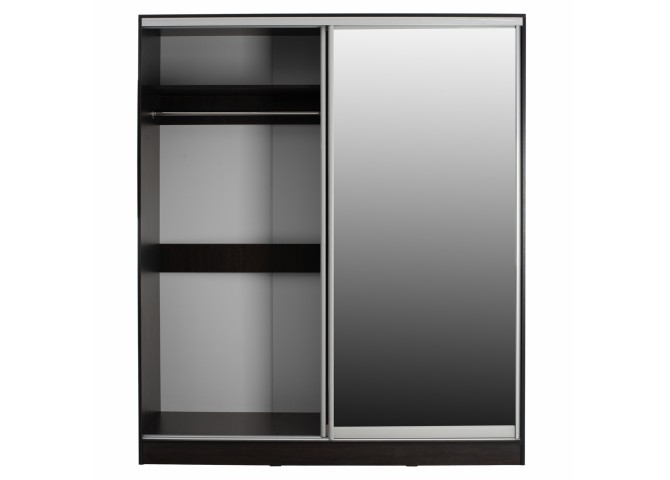 ΝΤΟΥΛΑΠΑ ΜΕΛΑΜΙΝΗΣ WENGE ΜΕ ΚΑΘΡΕΠΤΗ HM2437.02  180X60X210Υεκ.