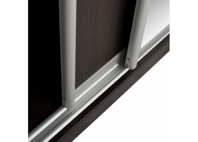 ΝΤΟΥΛΑΠΑ ΜΕΛΑΜΙΝΗΣ WENGE ΜΕ ΚΑΘΡΕΠΤΗ HM2437.02  180X60X210Υεκ.