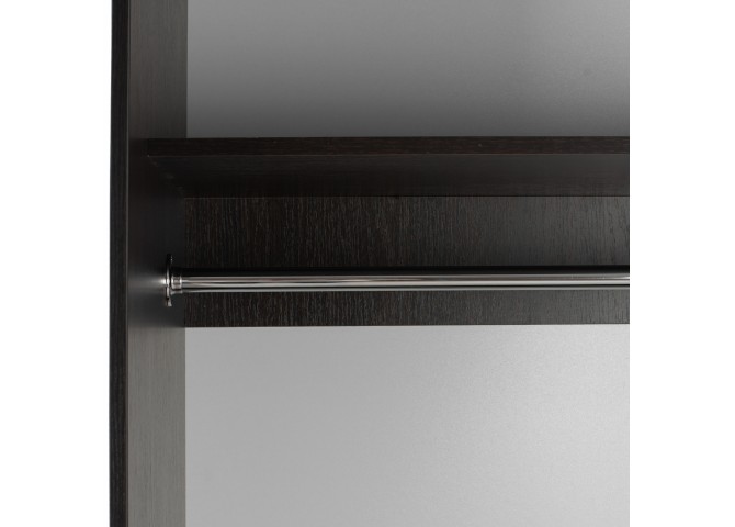 ΝΤΟΥΛΑΠΑ ΜΕΛΑΜΙΝΗΣ WENGE ΜΕ ΚΑΘΡΕΠΤΗ HM2437.02  180X60X210Υεκ.
