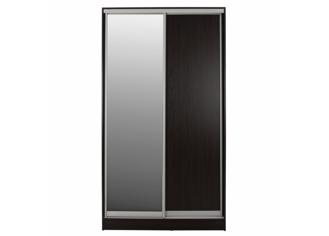 ΝΤΟΥΛΑΠΑ ΜΕΛΑΜΙΝΗΣ 120x60x220Υεκ. ΔΙΦΥΛΛΗ WENGE ΜΕ ΚΑΘΡΕΠΤΗ HM2460.02
