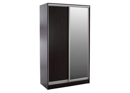 ΝΤΟΥΛΑΠΑ ΜΕΛΑΜΙΝΗΣ 120x60x220Υεκ. ΔΙΦΥΛΛΗ WENGE ΜΕ ΚΑΘΡΕΠΤΗ HM2460.02