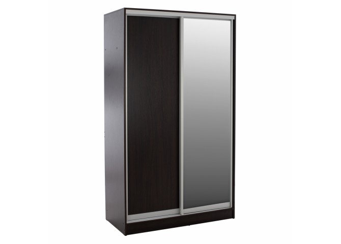 ΝΤΟΥΛΑΠΑ ΜΕΛΑΜΙΝΗΣ 120x60x220Υεκ. ΔΙΦΥΛΛΗ WENGE ΜΕ ΚΑΘΡΕΠΤΗ HM2460.02