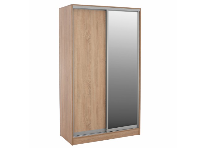 ΝΤΟΥΛΑΠΑ ΣΥΡΟΜΕΝΗ ΜΕΛΑΜΙΝΗΣ 120x60x220Yεκ. ΔΙΦΥΛΛΗ SONAMA ΜΕ ΚΑΘΡΕΠΤΗ HM2460.01