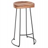 ΣΚΑΜΠΟ BAR ΑΠΟ ΜΑΣΙΦ ΞΥΛΟ ΑΚΑΚΙΑΣ 48x40χ76Υεκ. HM8363.11