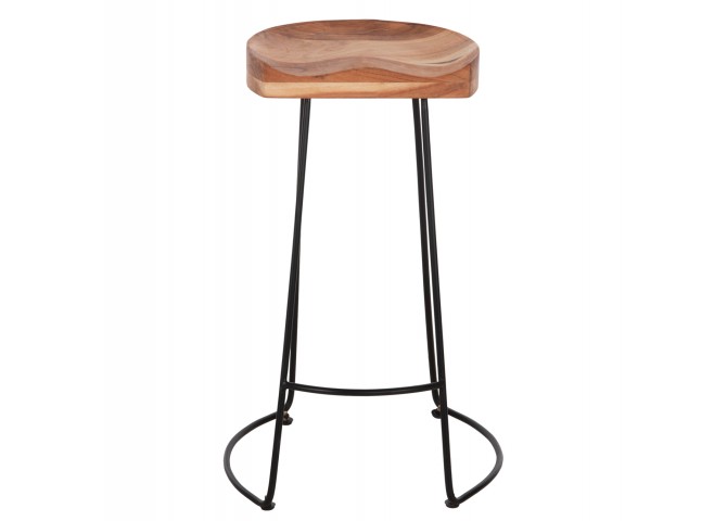 ΣΚΑΜΠΟ BAR ΑΠΟ ΜΑΣΙΦ ΞΥΛΟ ΑΚΑΚΙΑΣ 48x40χ76Υεκ. HM8363.11