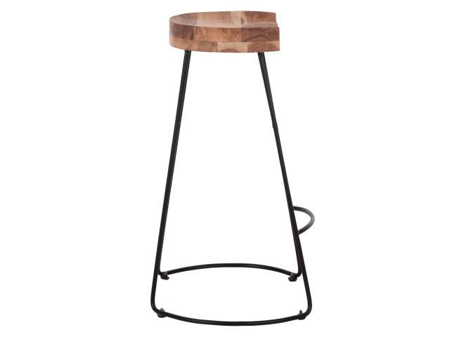 ΣΚΑΜΠΟ BAR ΑΠΟ ΜΑΣΙΦ ΞΥΛΟ ΑΚΑΚΙΑΣ 48x40χ76Υεκ. HM8363.11
