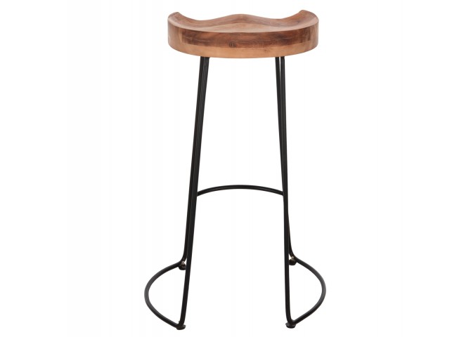 ΣΚΑΜΠΟ BAR ΑΠΟ ΜΑΣΙΦ ΞΥΛΟ ΑΚΑΚΙΑΣ 48x40χ76Υεκ. HM8363.11