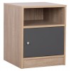 ΚΟΜΟΔΙΝΟ ΜΕΛΑΜΙΝΗΣ MALORY HM2205.04 SONAMA-ΓΚΡΙ 40x40x50