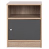 ΚΟΜΟΔΙΝΟ ΜΕΛΑΜΙΝΗΣ MALORY HM2205.04 SONAMA-ΓΚΡΙ 40x40x50
