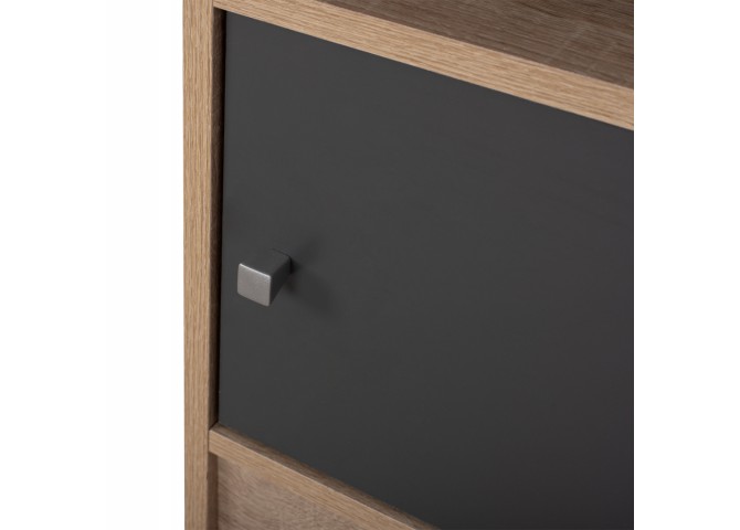 ΚΟΜΟΔΙΝΟ ΜΕΛΑΜΙΝΗΣ MALORY HM2205.04 SONAMA-ΓΚΡΙ 40x40x50
